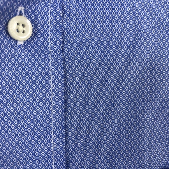 Cremieux Textured SS Button Down [Blue] -L - Picture 4 of 5
